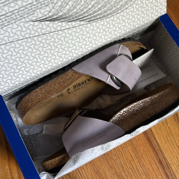 NWT Birkenstock Women's Madrid Big Buckle Sandals - Purple Fog - Picture 4 of 4